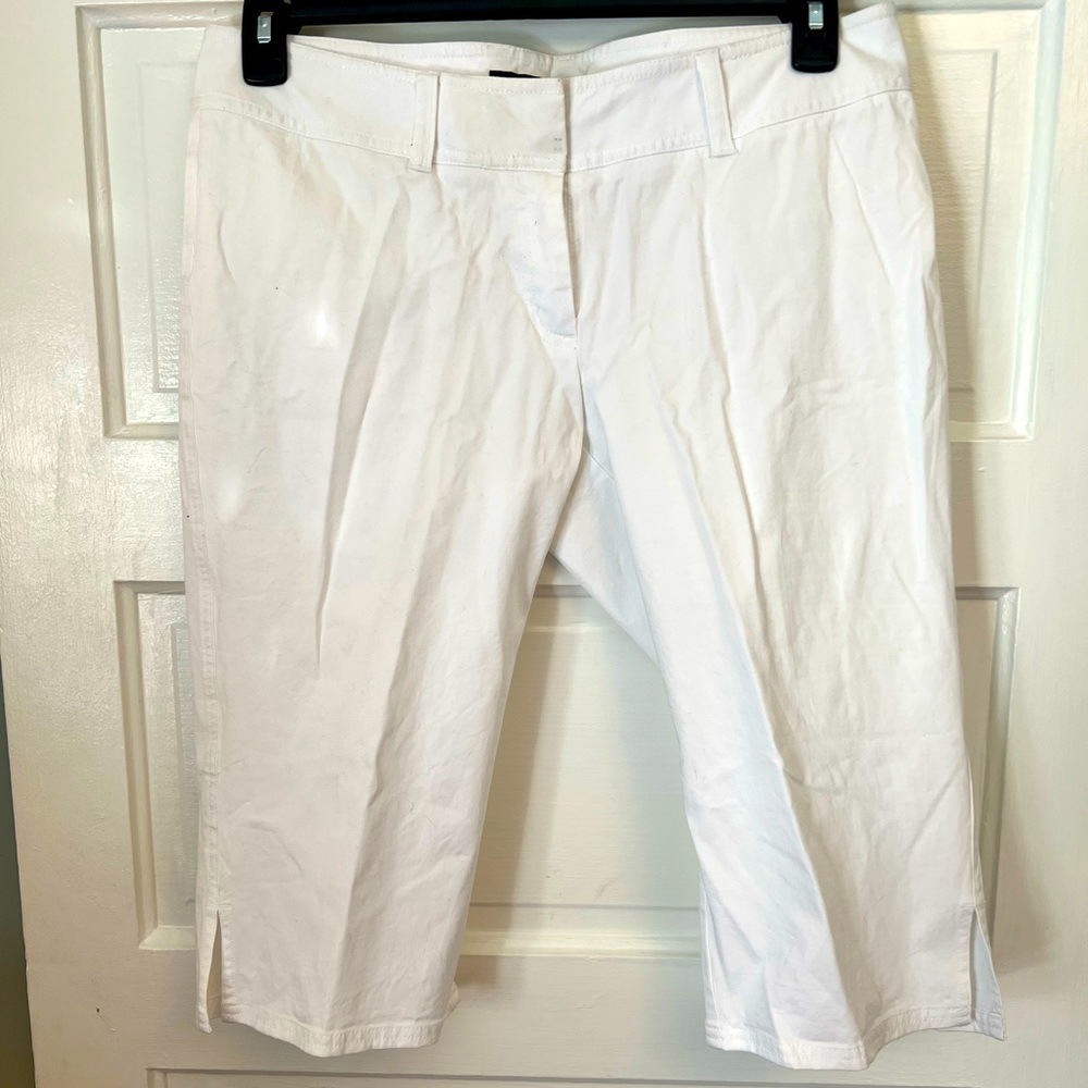 Express stretchy white petal pushers